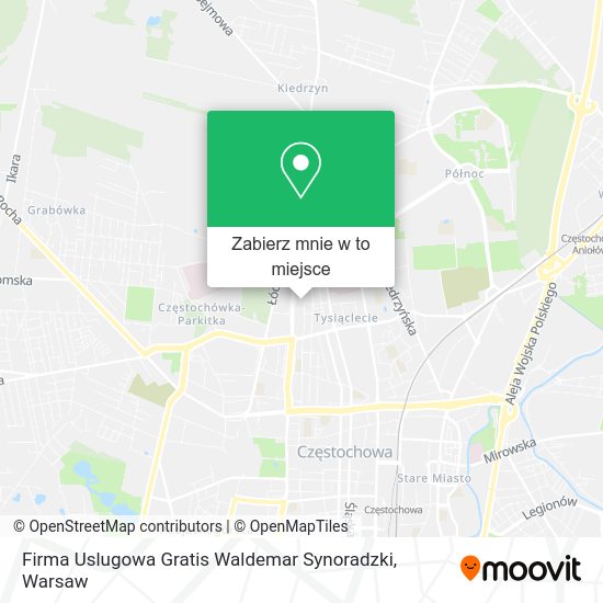 Mapa Firma Uslugowa Gratis Waldemar Synoradzki