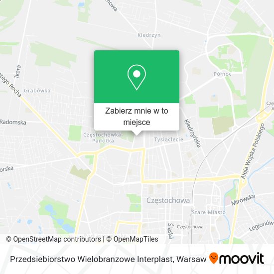 Mapa Przedsiebiorstwo Wielobranzowe Interplast