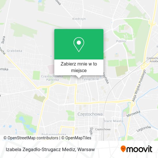 Mapa Izabela Zegadło-Strugacz Mediz