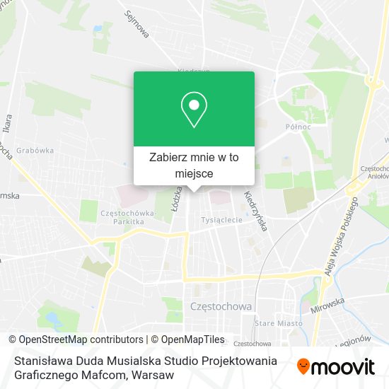 Mapa Stanisława Duda Musialska Studio Projektowania Graficznego Mafcom