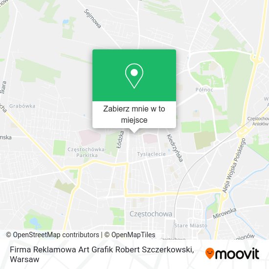 Mapa Firma Reklamowa Art Grafik Robert Szczerkowski