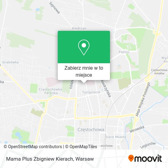 Mapa Mama Plus Zbigniew Kierach