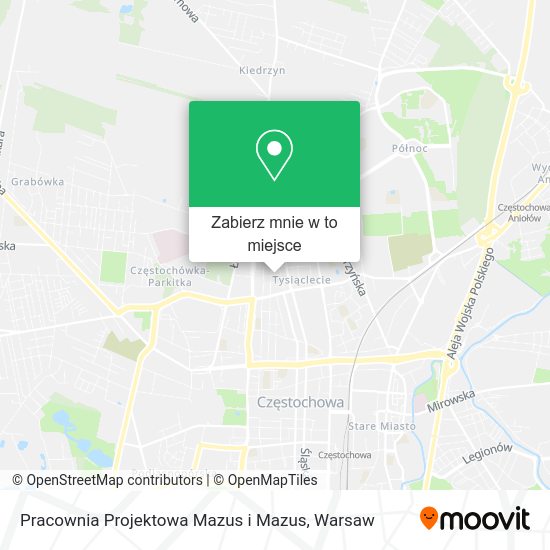 Mapa Pracownia Projektowa Mazus i Mazus