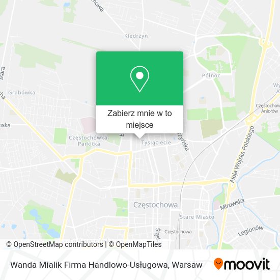 Mapa Wanda Mialik Firma Handlowo-Usługowa