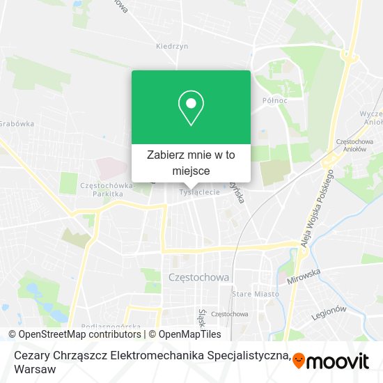 Mapa Cezary Chrząszcz Elektromechanika Specjalistyczna