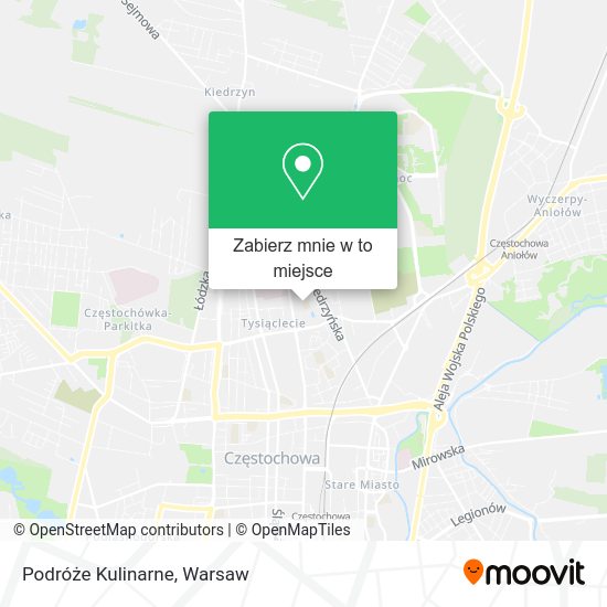 Mapa Podróże Kulinarne