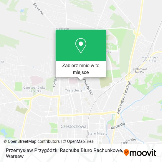 Mapa Przemysław Przygódzki Rachuba Biuro Rachunkowe