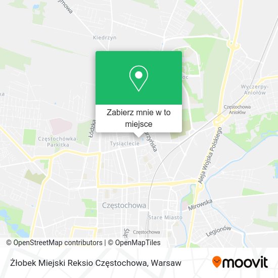 Mapa Żłobek Miejski Reksio Częstochowa