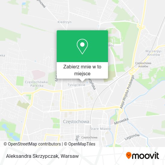 Mapa Aleksandra Skrzypczak