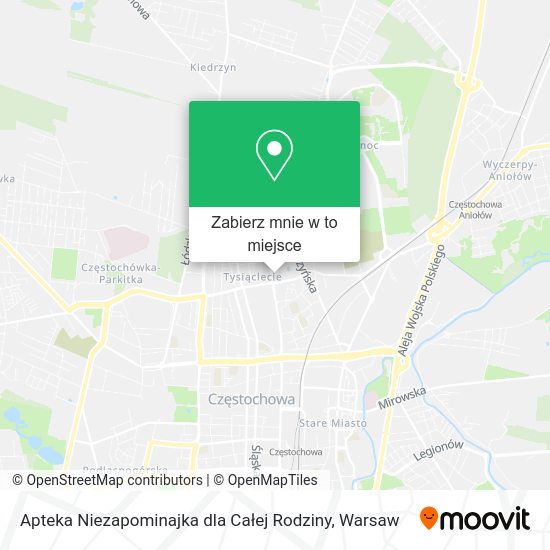 Mapa Apteka Niezapominajka dla Całej Rodziny