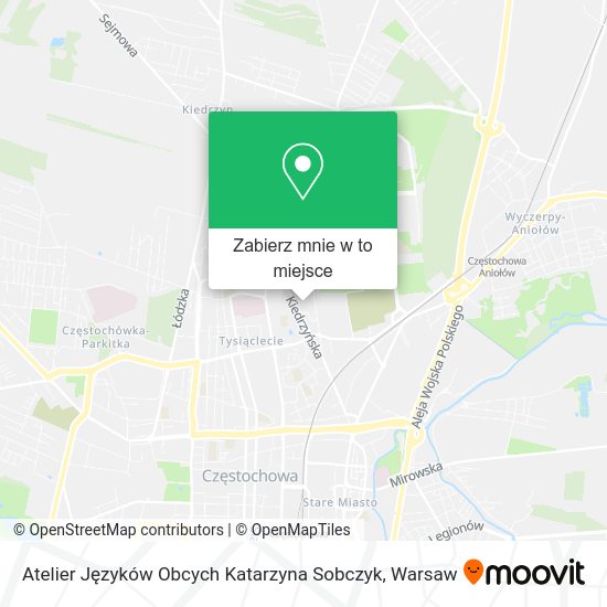 Mapa Atelier Języków Obcych Katarzyna Sobczyk