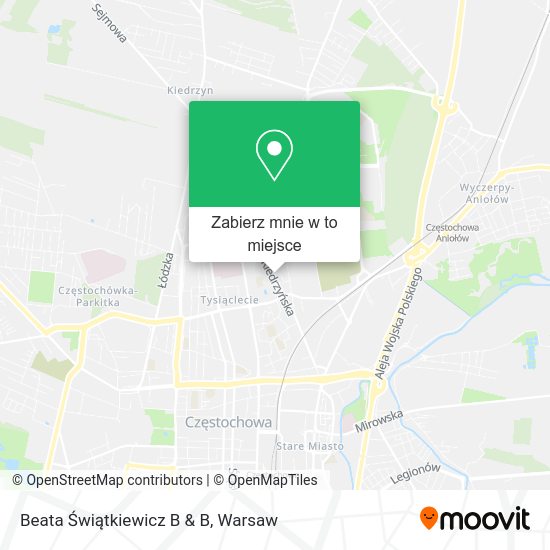 Mapa Beata Świątkiewicz B & B