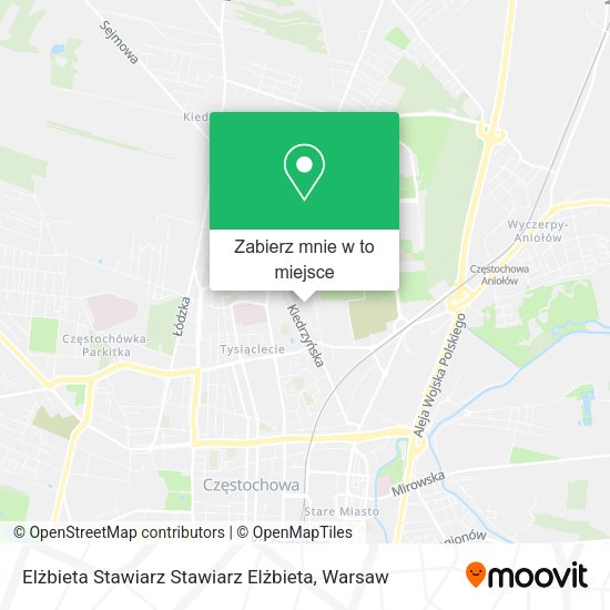 Mapa Elżbieta Stawiarz Stawiarz Elżbieta