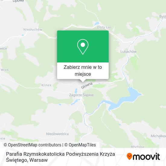 Mapa Parafia Rzymskokatolicka Podwyższenia Krzyża Świętego