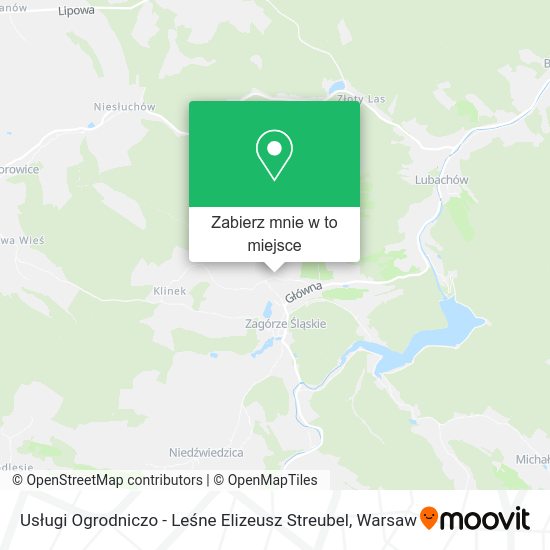 Mapa Usługi Ogrodniczo - Leśne Elizeusz Streubel