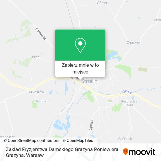 Mapa Zaklad Fryzjerstwa Damskiego Grazyna Poniewiera Grazyna