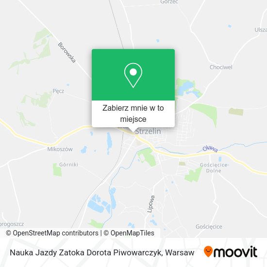 Mapa Nauka Jazdy Zatoka Dorota Piwowarczyk