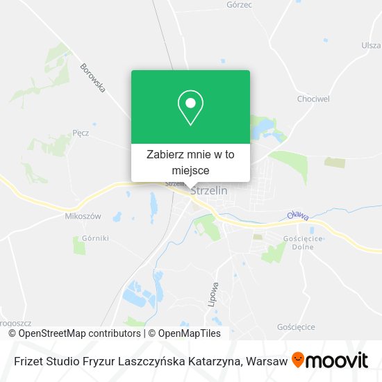 Mapa Frizet Studio Fryzur Laszczyńska Katarzyna