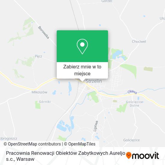 Mapa Pracownia Renowacji Obiektów Zabytkowych Aureljo s.c.