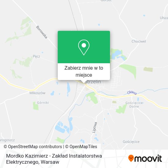 Mapa Mordko Kazimierz - Zakład Instalatorstwa Elektrycznego