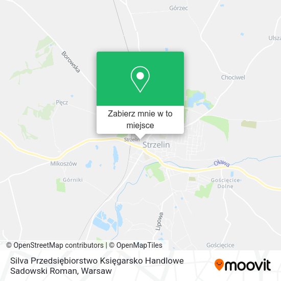 Mapa Silva Przedsiębiorstwo Księgarsko Handlowe Sadowski Roman