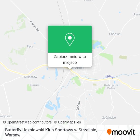 Mapa Butterfly Uczniowski Klub Sportowy w Strzelinie