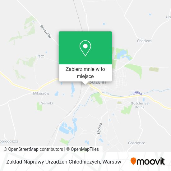 Mapa Zaklad Naprawy Urzadzen Chlodniczych