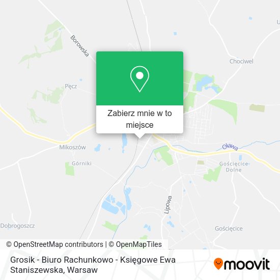 Mapa Grosik - Biuro Rachunkowo - Księgowe Ewa Staniszewska