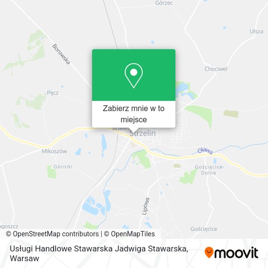 Mapa Usługi Handlowe Stawarska Jadwiga Stawarska