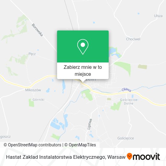 Mapa Hastat Zaklad Instalatorstwa Elektrycznego