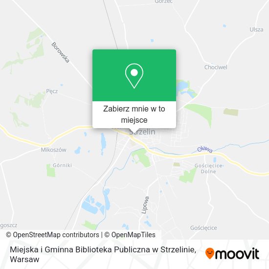 Mapa Miejska i Gminna Biblioteka Publiczna w Strzelinie