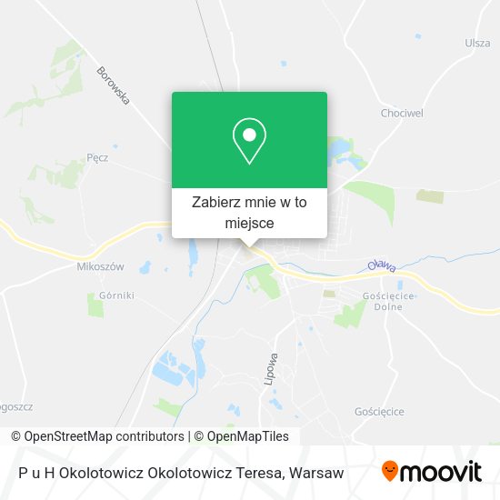 Mapa P u H Okolotowicz Okolotowicz Teresa