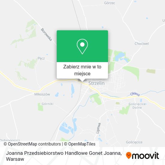 Mapa Joanna Przedsiebiorstwo Handlowe Gonet Joanna