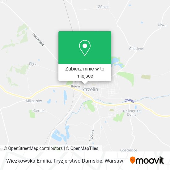 Mapa Wiczkowska Emilia. Fryzjerstwo Damskie