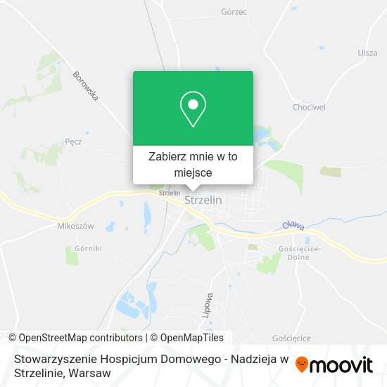 Mapa Stowarzyszenie Hospicjum Domowego - Nadzieja w Strzelinie