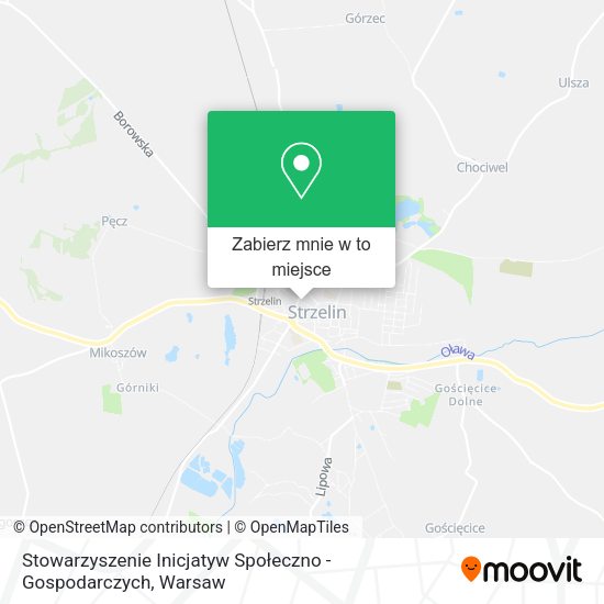 Mapa Stowarzyszenie Inicjatyw Społeczno - Gospodarczych