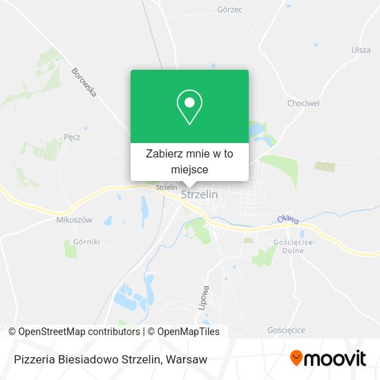 Mapa Pizzeria Biesiadowo Strzelin