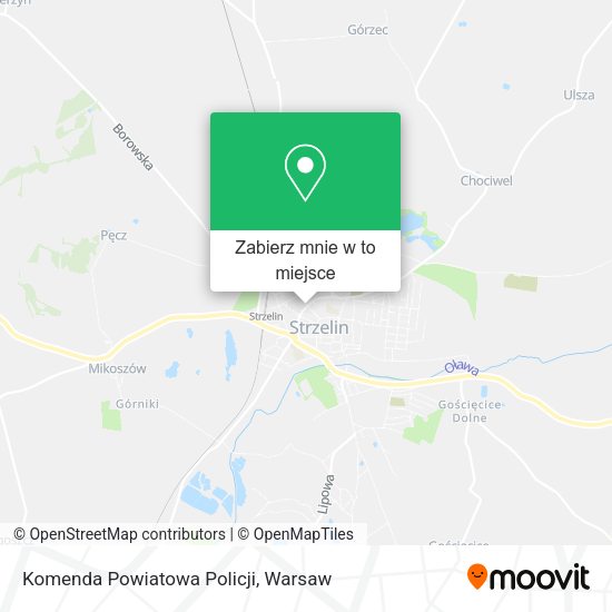 Mapa Komenda Powiatowa Policji