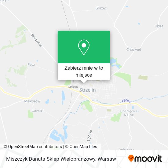 Mapa Miszczyk Danuta Sklep Wielobranżowy