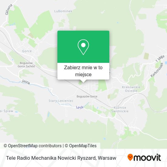 Mapa Tele Radio Mechanika Nowicki Ryszard