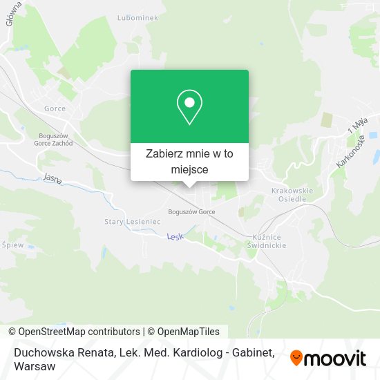 Mapa Duchowska Renata, Lek. Med. Kardiolog - Gabinet