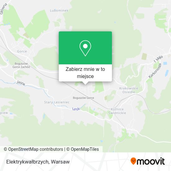 Mapa Elektrykwałbrzych