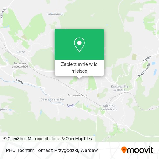 Mapa PHU Techtim Tomasz Przygodzki