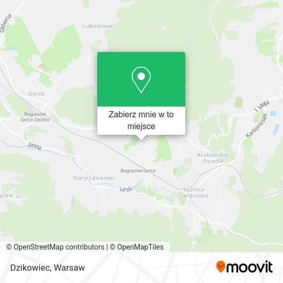 Mapa Dzikowiec