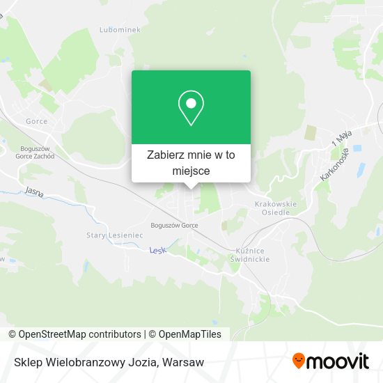 Mapa Sklep Wielobranzowy Jozia