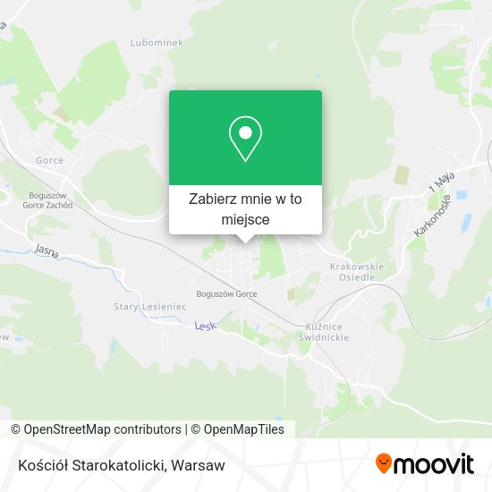 Mapa Kościół Starokatolicki