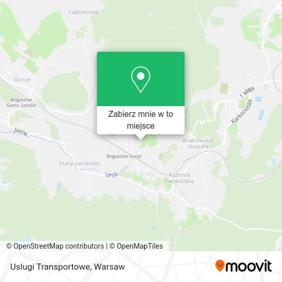 Mapa Uslugi Transportowe