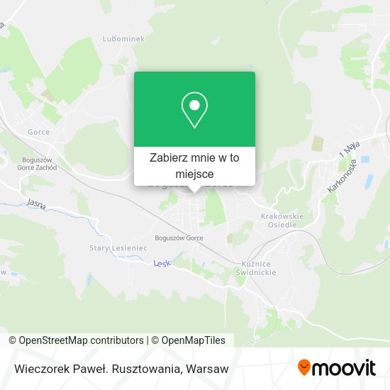 Mapa Wieczorek Paweł. Rusztowania