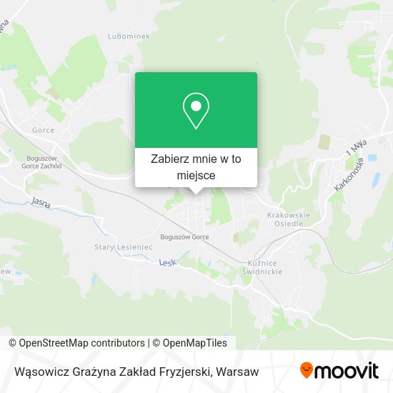 Mapa Wąsowicz Grażyna Zakład Fryzjerski