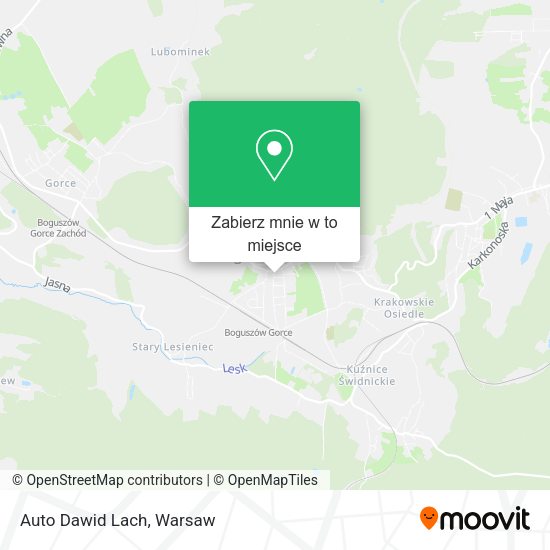 Mapa Auto Dawid Lach